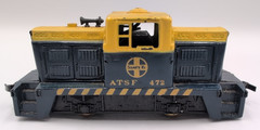 Tyco Mantua HO Scale ATSF 472 Plymouth Center Cab Industrial Switcher Locomotive