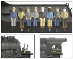 Broadway Limited Imports HO Engineer/Fireman a A&B 2 BLI1004 HO Figures
