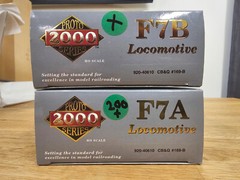 Walthers Proto 2000 F7A-B CB&Q Locomotive Set 920-40610 169-B – HO Scale