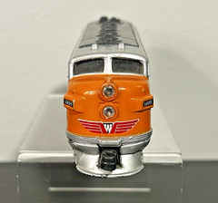 Classic Loco Powerful Pull Back~Western Lines Diesel Engine Train~1620 Toysmith