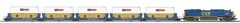 MTH Premier CSX 20-2785-1 O Gauge SD70ACe Diesel Twin-Stack Freight Train Set
