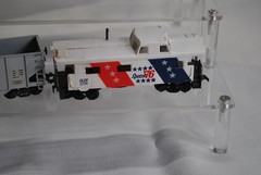 5pc Lot Tyco HO Scale Baby Ruth Union 76 Virginian Hopper Tanker Box Cars