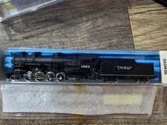Atlas 2180 N Scale 2-8-2 Mikado Steam Locomotive & Tender – fitted with DCC