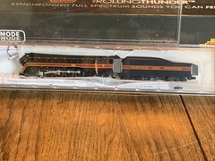Bachmann Spectrum N 82152 Norfolk Western 4-8-4 Class J Locomotive. Needs Work.