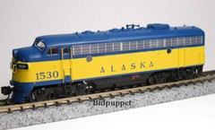 N Scale InterMountain 69295 Alaska Railroad DOT Scheme EMD F7A Locomotive