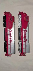 HO Bachmann Santa Fe Powered Diesel Engine #350 Both Are Used