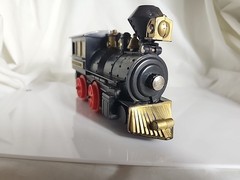 Marx Train Engine Black Plastic Vintage Battery Powered Toy