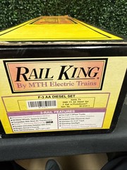 RAIL KING MTH F-3 AA DIESEL SET SANTE FE 30-2131-1