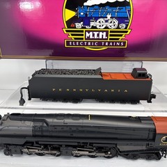 MTH Premier 20-3048-1 Pennsylvania Q2 4-4-6-4 Steam PS.2 O Gauge Used BCR #6193