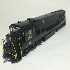 Korea Brass HO 1/87 Scale GE U25C U252020 PRR #6516 DC only Detailed Model Train