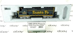 HO Scale EMD GP35 Phase Ia Locomotive – AT&SF Dress Blue #3305 – Kato #37-3022-2