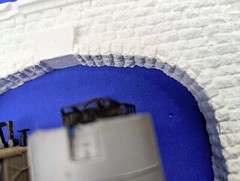HO DOUBLE TUNNEL PORTAL EXTREME DETAIL READY TO INSTALL CAST PLA EB00351 BIN 018