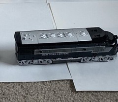 New York Central 1870 Toysmith Railroad Train Pull Back Toy 6.5” Die Cast VTG
