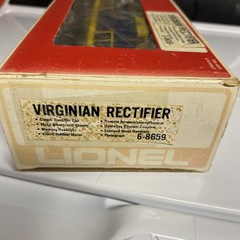 LIONEL O Gauge MPC Era Virginian Rectifer Locomotive 6-8659 w/ Original Box