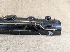 Lionel Prewar 1835E Locomotive Shell Body Only Black Gold Trim