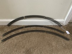 3 Vintage GREAT NORTHERN TABLE TOP TRAIN Tracks Set