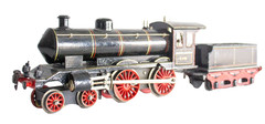 Extremely Rare Marklin 4-4-0 E.1021 Clockwork 1-gauge Passenger Train Set