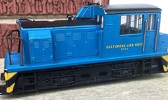 AHM HO Plymouth MDT Diesel Yard Switcher Baltimore & Ohio #5006 B&O DUMMY