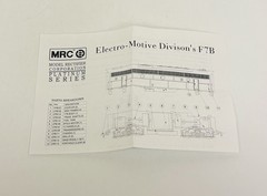 MRC Platinum HO C&NW Chicago & North Western F7B Powered Diesel #415 CD124