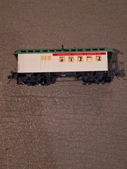 Tyco HO Atchison Topeka & Santa Fe AT&SF Combine Car