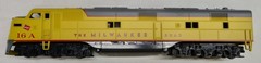 CON-COR – HO EMD E-7A 16A – Milwaukee Rd – Powered DBL HDLT #0015-002330 – New