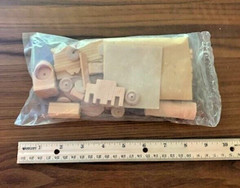 Vintage 1848 Strombeck C. & N.W. “Pioneer” Locomotive Wood Kit, Unassembled