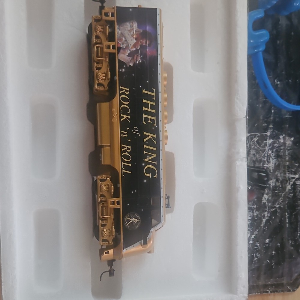 Lionel O Gauge 1:48 Diecast Painted Gold Black Locomotive Elvis Presley Theme