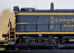 Bowser Executive Line #25196 HO Alco RS-3 ph 3 Chesapeake &Ohio #5601 w/LokSound