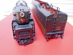 Key IMPORTS Korea BRASS HO PRR Articulated Loco 4-4-4-4 &16 Whl Tender Runs MIB