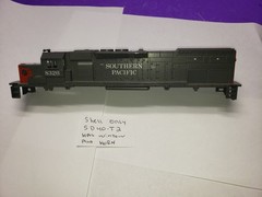 SD40T-2 SHELL ONLY LONG NOSE HO SCALE LOCOMOTIVE WITH WINDOW HORN , GLUE SPOTS