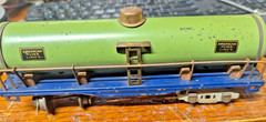RARER COMPLETE 3210 ~ 10″ tin O GAUGE 30’S AMERICAN FLYER tanker READY 2 ROLL