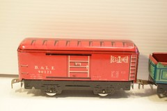 MARX 8995 BOXED TRAIN TRANSFORMER SET LOCOMOTIVE TENDER CABOOSE 5 CARS WORKS