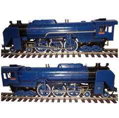 C62 14 Live Steam Locomotive 1 Gauge Alcohol Fired w/Tender 11kg #015