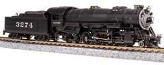 BROADWAY LIMITED 7831 N SCALE USRA HEAVY MIKADO ATSF 3284, PARAGON4 SOUND/DC/DCC