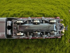 IHC 1941 HO SCALE GULF MOBILE OHIO E-8 A DUMMY DIESEL LOCOMOTIVE #100 IN BOX