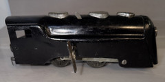vintage Marx #597 Commodore Vanderbilt Steam Locomotive. Runs with key
