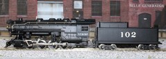HO Scale – AHM 5082-c Santa Fe 0-8-0 Steam Switcher Engine #102 Great Runner