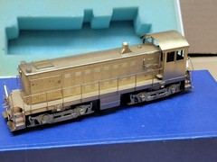 Vintage Alco Models: – Brass Alco 1000 HP Switcher S-2 Cat. No. D-129 w/ Box