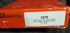 DCC Upgraded with sound Rivarossi 4-8-8-2 SOUTHERN PACIFIC LINES # 4257