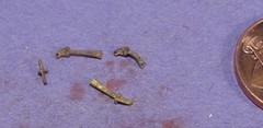 HO/HOn3 BRASS COUPLER LIFT BAR BRACKETS WISEMAN BACK SHOP PARTS HBS258