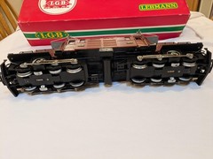 Vintage LGB Lehmann RhB Brown Crocodile 2040 G Scale Electric Locomotive Rebuilt