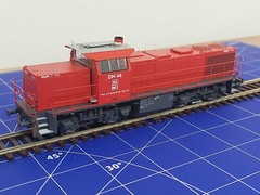 HO Mehano Prestige Vossloh / MaK G1206 – HGK DH 44 DCC READY diesel locomotive