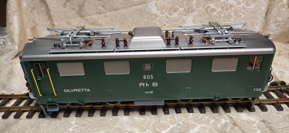 LGB 22040 RhB Ge 4/4 I Electric Locomotive Digital Lights/Sound – G Scale – New