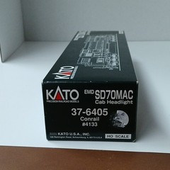 KATO HO Scale EMD SD70MAC Conrail #4133 Diesel Locomotive DC Analog 37-6405