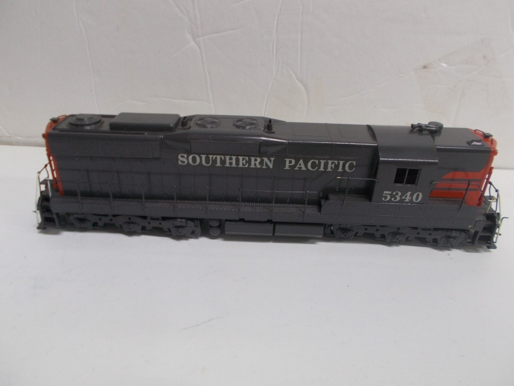 ALCO ~ BRASS ~ SOUTHERN PACIFIC SD-7 LOCOMOTIVE # 5340 ~ RUNS GOOD~HO SCALE