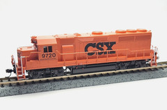 CSX MOW GP40 Diesel Locomotive #9720 DCC/Sound READY ATLAS 40005254 N Scale