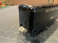 American Flyer O Scale Train PREWAR 1121 BLACK TENDER from BLUE STREAK LINE LotK