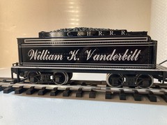 Bachmann G-Scale William K Vanderbilt 948 Coal Tender Car Untested