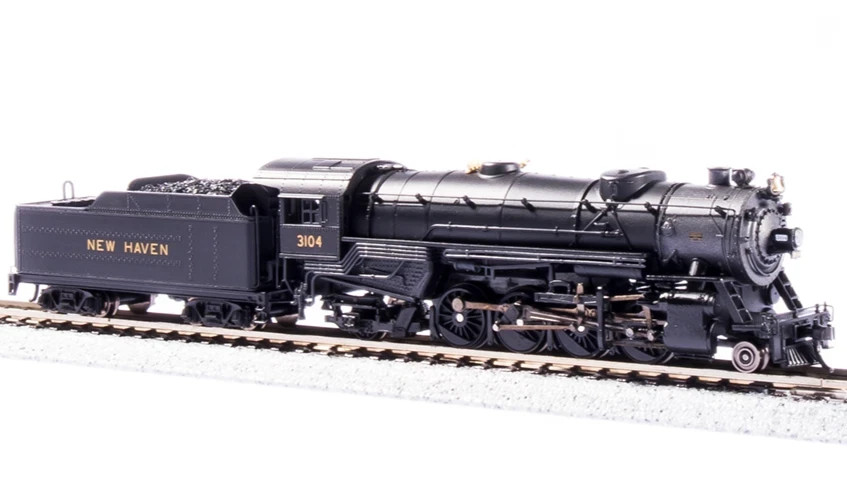 Broadway N-SCALE 3977 USRA 2-8-2 Heavy Mikado – Sound and DCC New Haven #3106