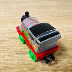 Silver Flames Percy – Thomas & Friends Trackmaster Push Along Metal Trains